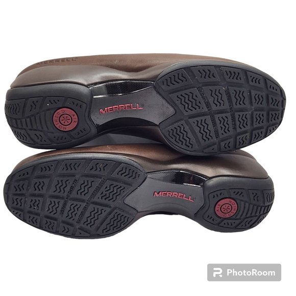 Women's Merrell Spire Slide Dark Brown Size 6.5 Q Form Air Cushion Heel EUC - Picture 4 of 10